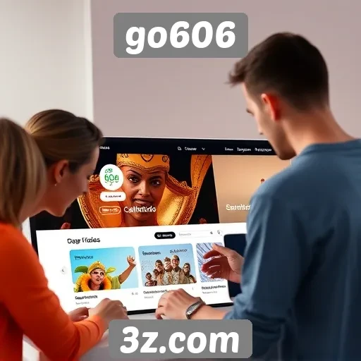 jogadores elogiam a interface do site go606
